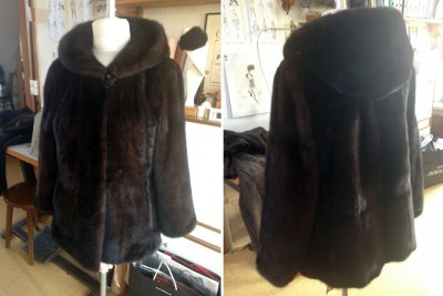 Sportliche Nerzjacke