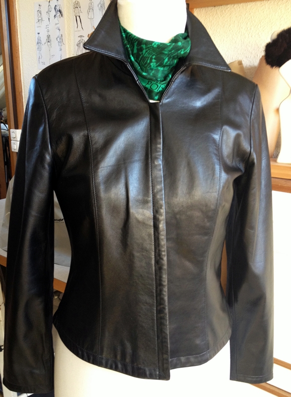 Lederjacke